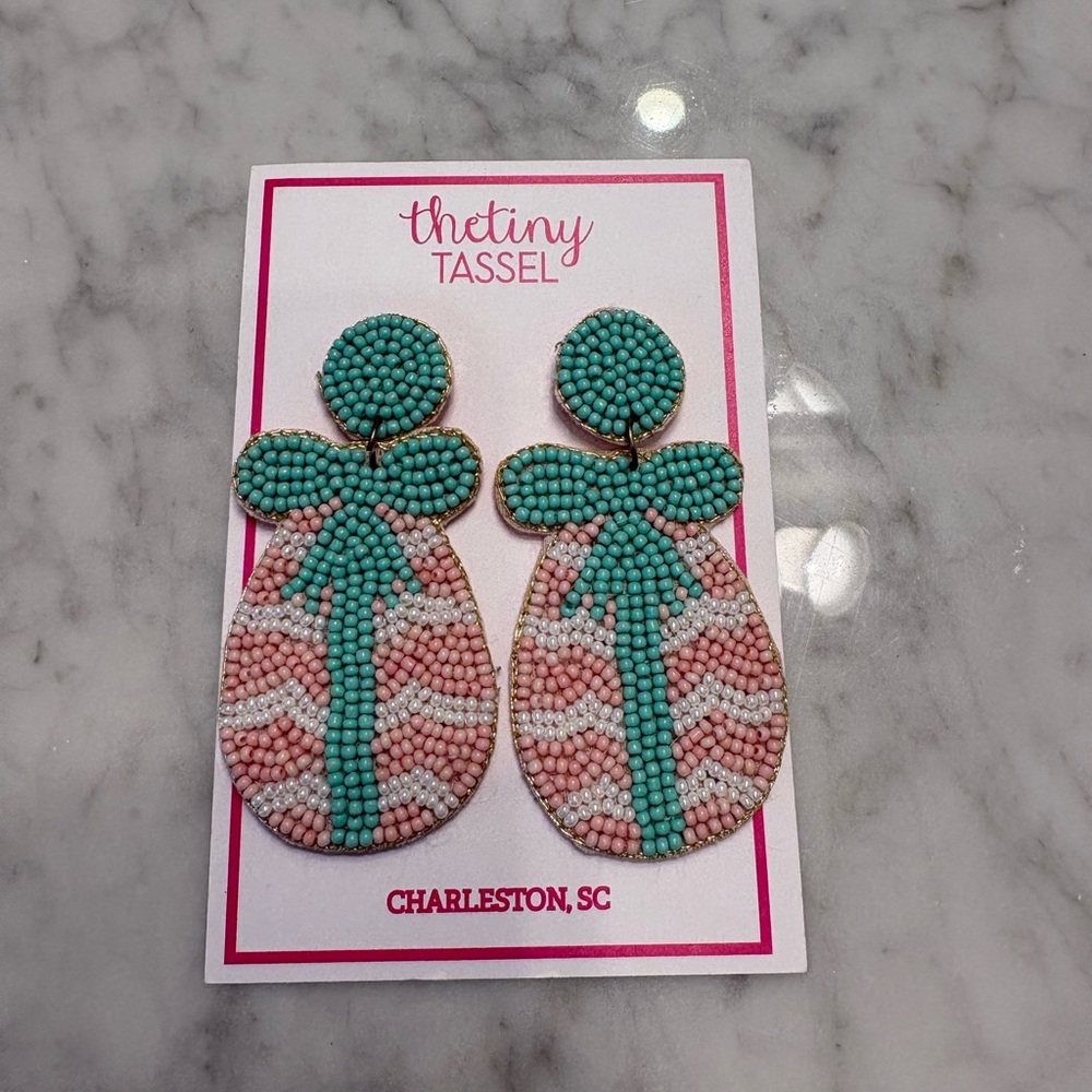 Thetiny Tassel Beaded Earrings